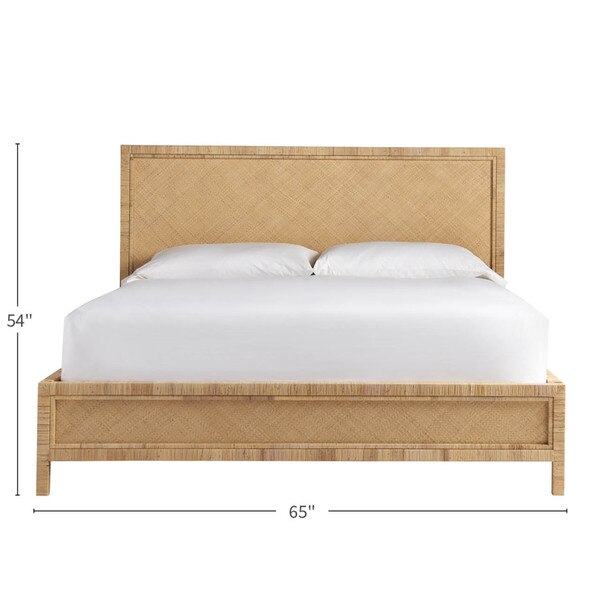 Long Key Bed (Queen) Line Drawing